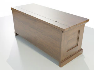 Wooden Chest 3D Model