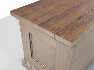 Wooden Chest Modelo 3D