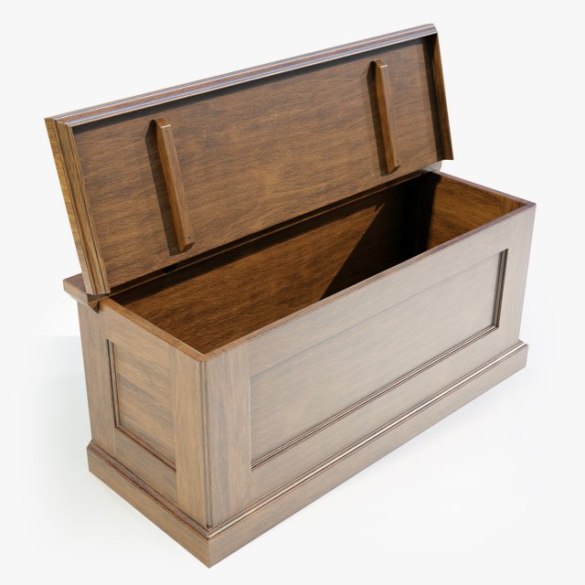 Wooden Chest Modelo 3D .c4d .max .obj .3ds .fbx .stl .blend 