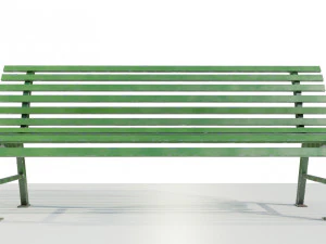 Metal Bench 3D Model