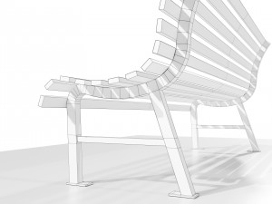 Metal Bench Modelo 3D