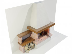 Fireplace 3D Model
