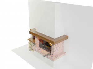 Fireplace 3D Model