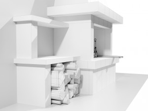 Fireplace 3D Model