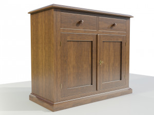 Classic Low Cabinet Model 3D