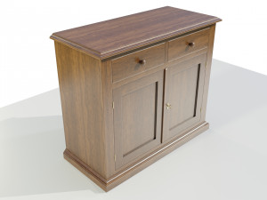 Classic Low Cabinet Model 3D
