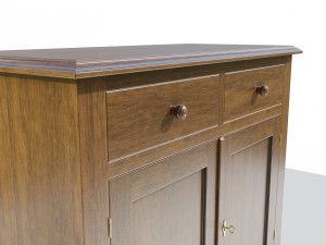 Classic Low Cabinet Model 3D