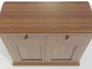 Classic Low Cabinet Model 3D