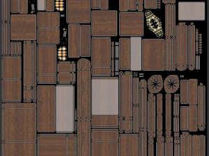 Classic Low Cabinet 3D Model