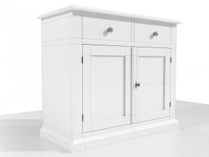 Classic Low Cabinet Model 3D