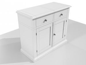 Classic Low Cabinet Model 3D