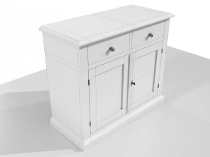 Classic Low Cabinet 3D Model