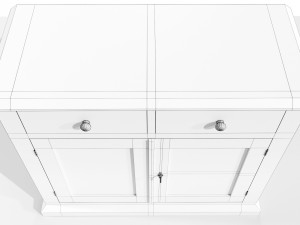 Classic Low Cabinet Model 3D