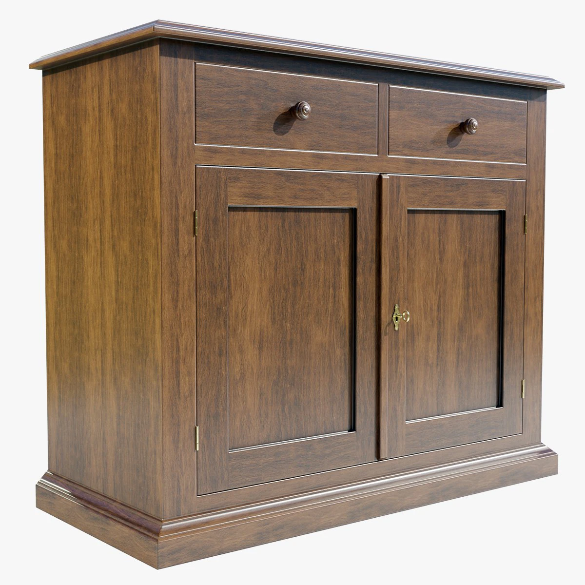 Classic Low Cabinet 3D Model .c4d .max .obj .3ds .fbx .stl .blend