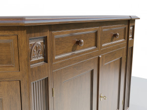 Classic Low Cabinet 3Dモデル