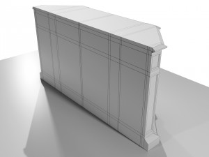 Classic Low Cabinet 3Dモデル