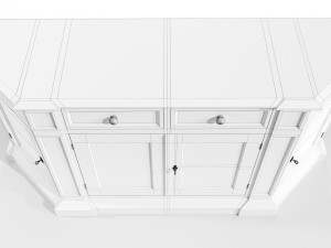 Classic Low Cabinet 3Dモデル