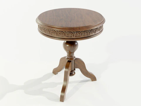 Classic Side Table 3D Model