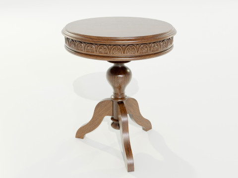 Classic Side Table 3D Модель