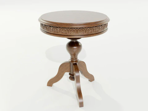 Classic Side Table 3D Model