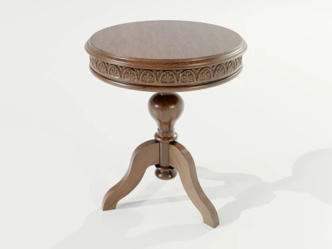 Classic Side Table 3D Model