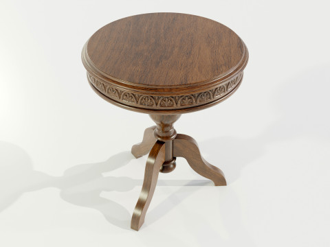 Classic Side Table 3D Модель