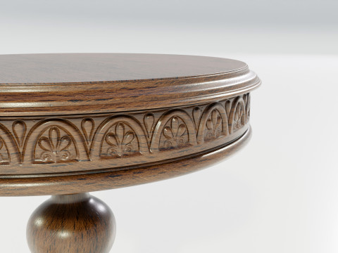 Classic Side Table 3D Модель