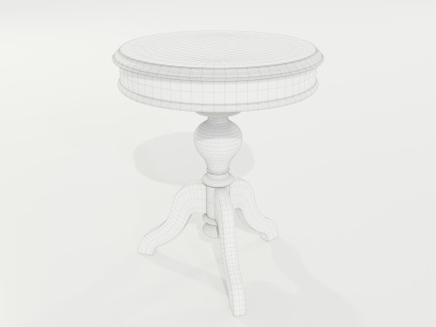 Classic Side Table 3D Модель