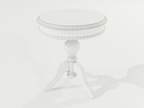 Classic Side Table 3D Модель