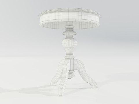 Classic Side Table 3D Модель