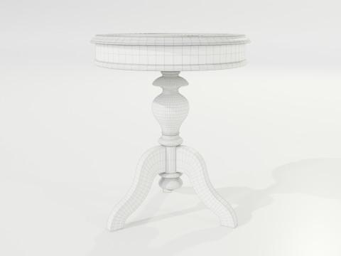 Classic Side Table 3D Модель