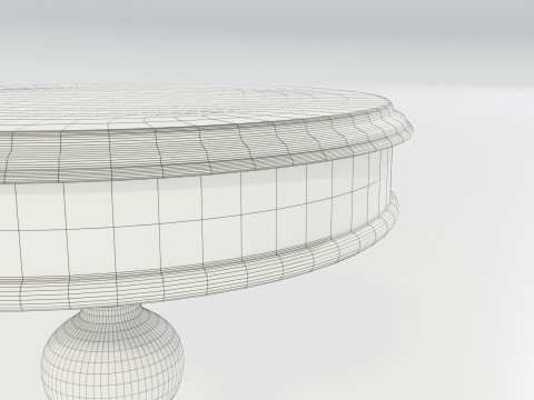 Classic Side Table 3D Модель