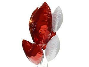 Heart Shaped Balloons 3D Модель