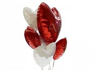 Heart Shaped Balloons 3D Модель
