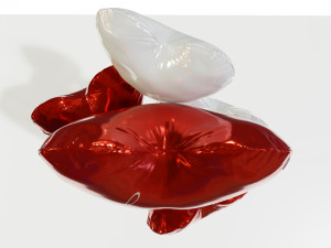 Heart Shaped Balloons 3D Модель