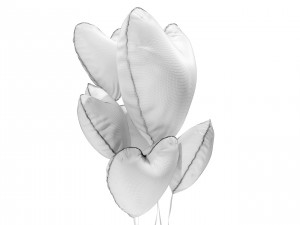 Heart Shaped Balloons 3D Модель