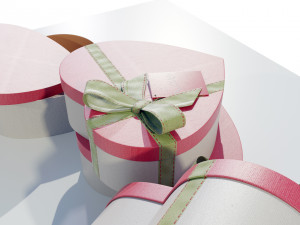 Heart Shaped Gift Box 3D-Modell