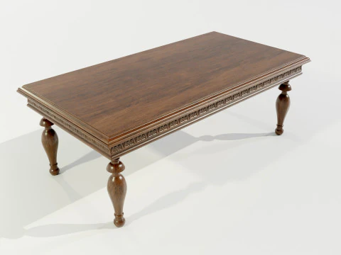 Classic Side Table 3D Model