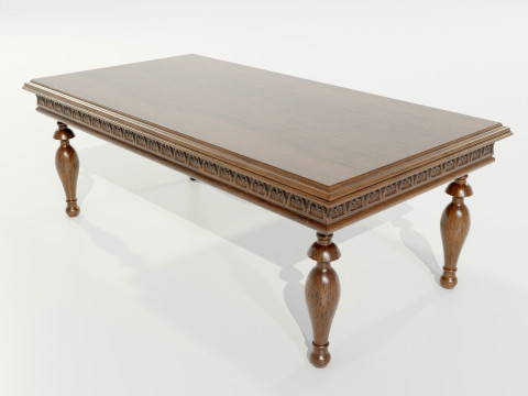 Classic Side Table 3D-Modell
