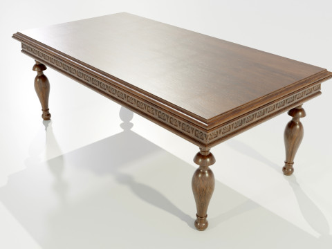Classic Side Table 3D-Modell