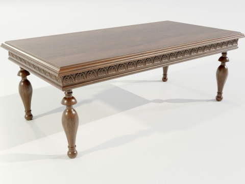 Classic Side Table 3D-Modell