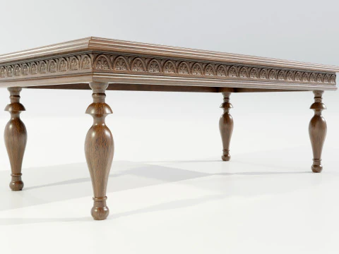 Classic Side Table 3D Model