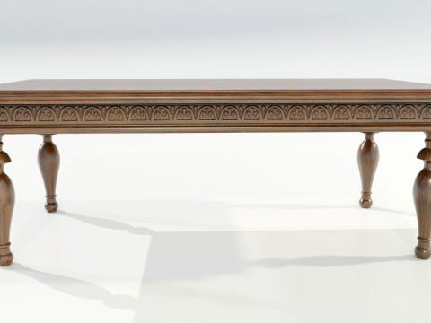 Classic Side Table 3D-Modell