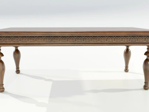 Classic Side Table 3D Model