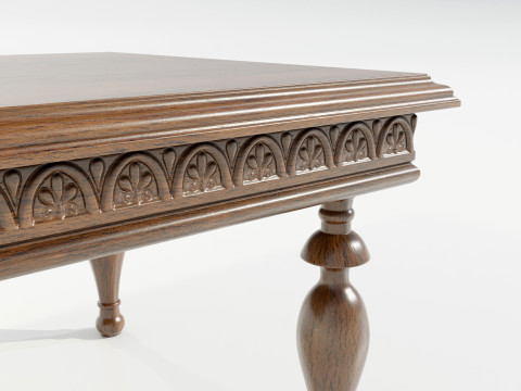 Classic Side Table 3D-Modell