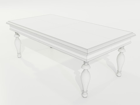 Classic Side Table 3D-Modell