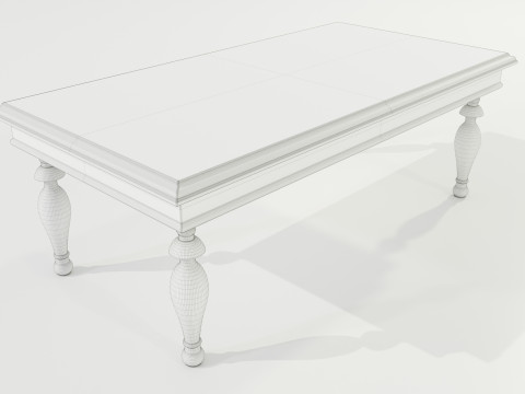 Classic Side Table 3D-Modell