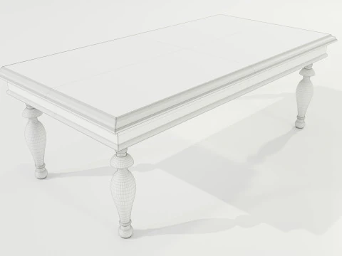 Classic Side Table 3D Model