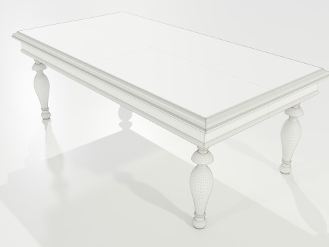 Classic Side Table 3D-Modell