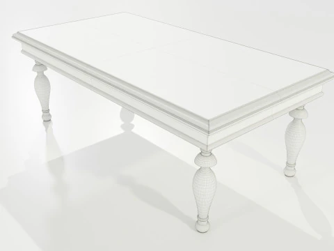 Classic Side Table 3D Model